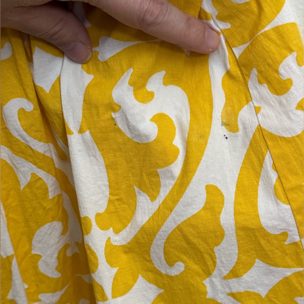 {B. darlin}-Size 5/6-Yellow and White Patterned Dress - Picture 6 of 6